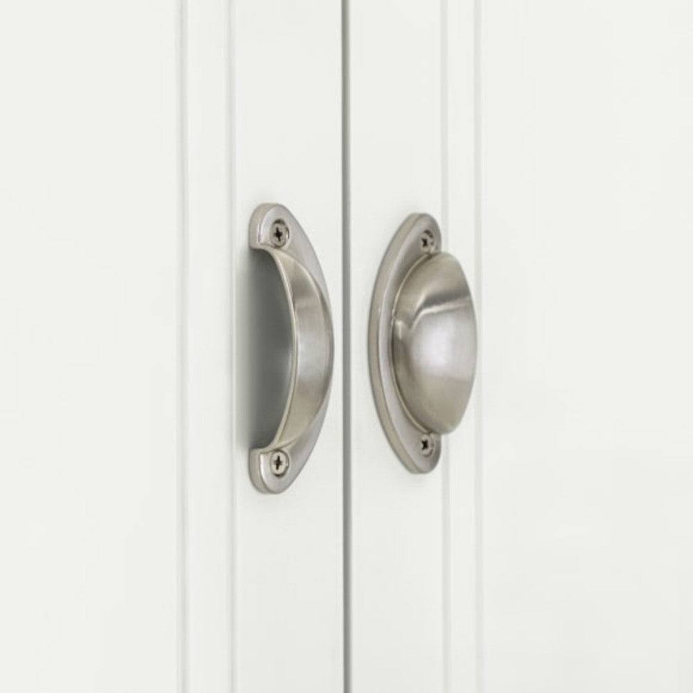 Toledo 2 Door Wardrobe in White or Black - UK Online Furniture