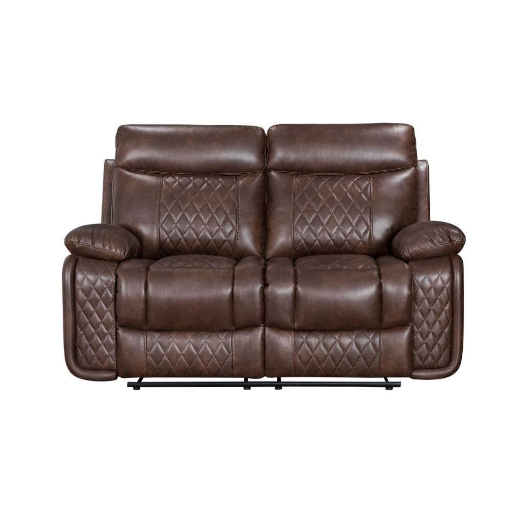 Atlanta Leather Recliner Corner Sofa, Grey or Brown - UK Online Furniture