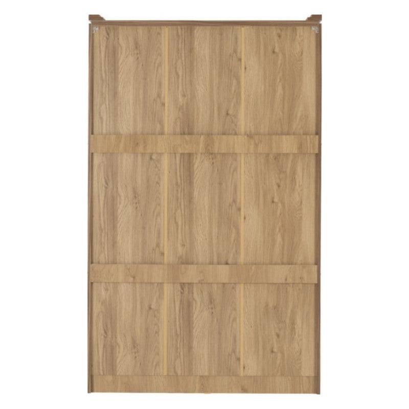 Charles 3 Door All Hanging Brown Mirrored Wardrobe - UK Online Furniture