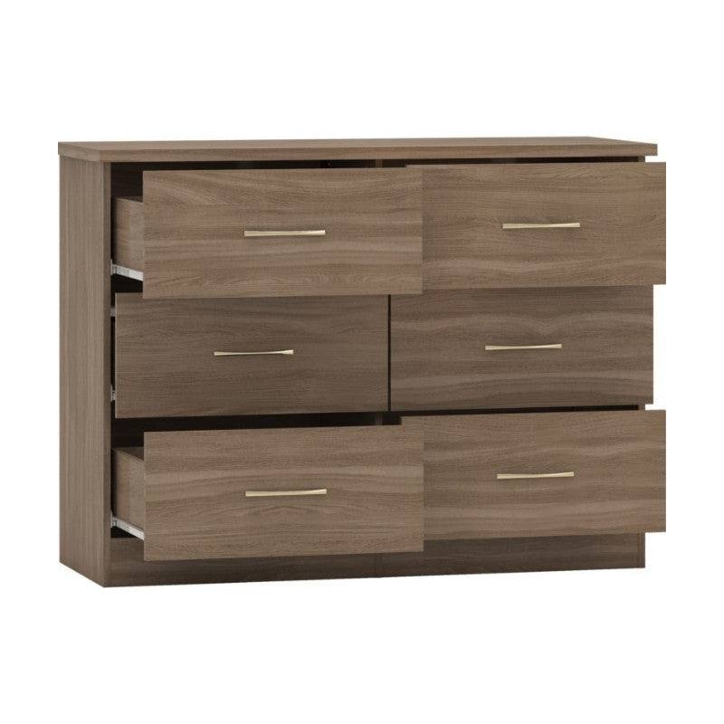 Nevada 6 Drawer Chest - UK Online Furniture