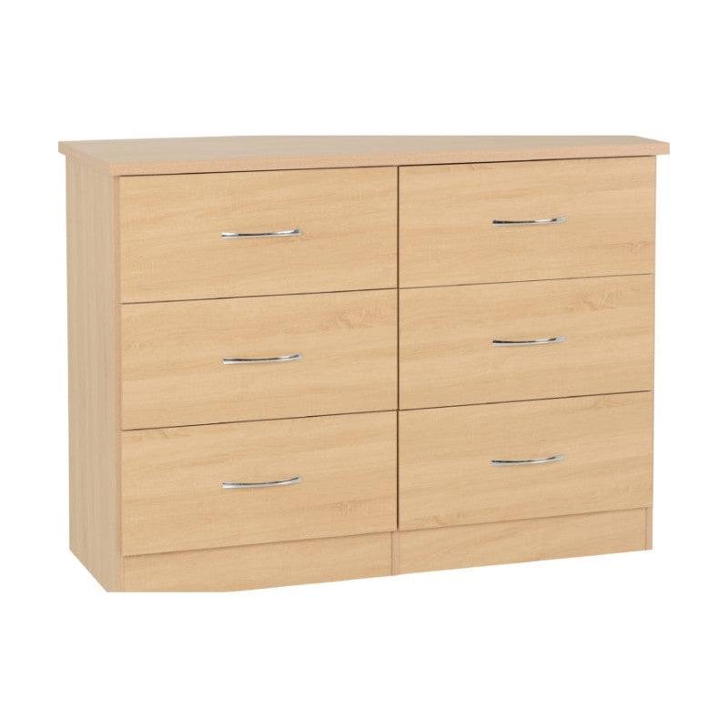 Nevada 6 Drawer Chest - UK Online Furniture