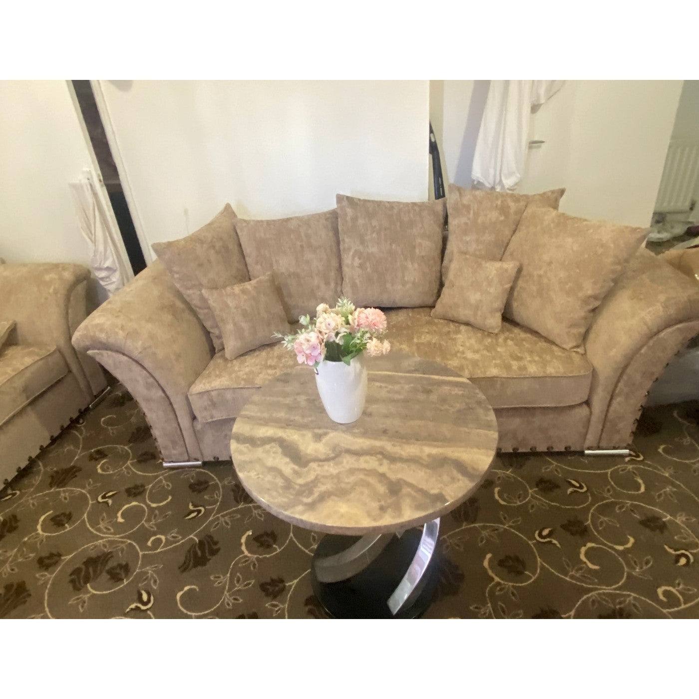 Sky 3+2 Fabric Sofa Set in Grey or Beige - UK Online Furniture