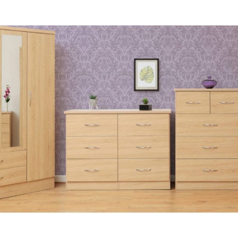 Nevada 6 Drawer Chest - UK Online Furniture