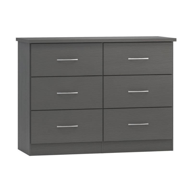 Nevada 6 Drawer Chest - UK Online Furniture