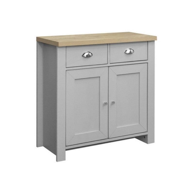 Highgate 2 Door 2 Drawer Sideboard - Cream, Navy, Grey - UK Online Furniture