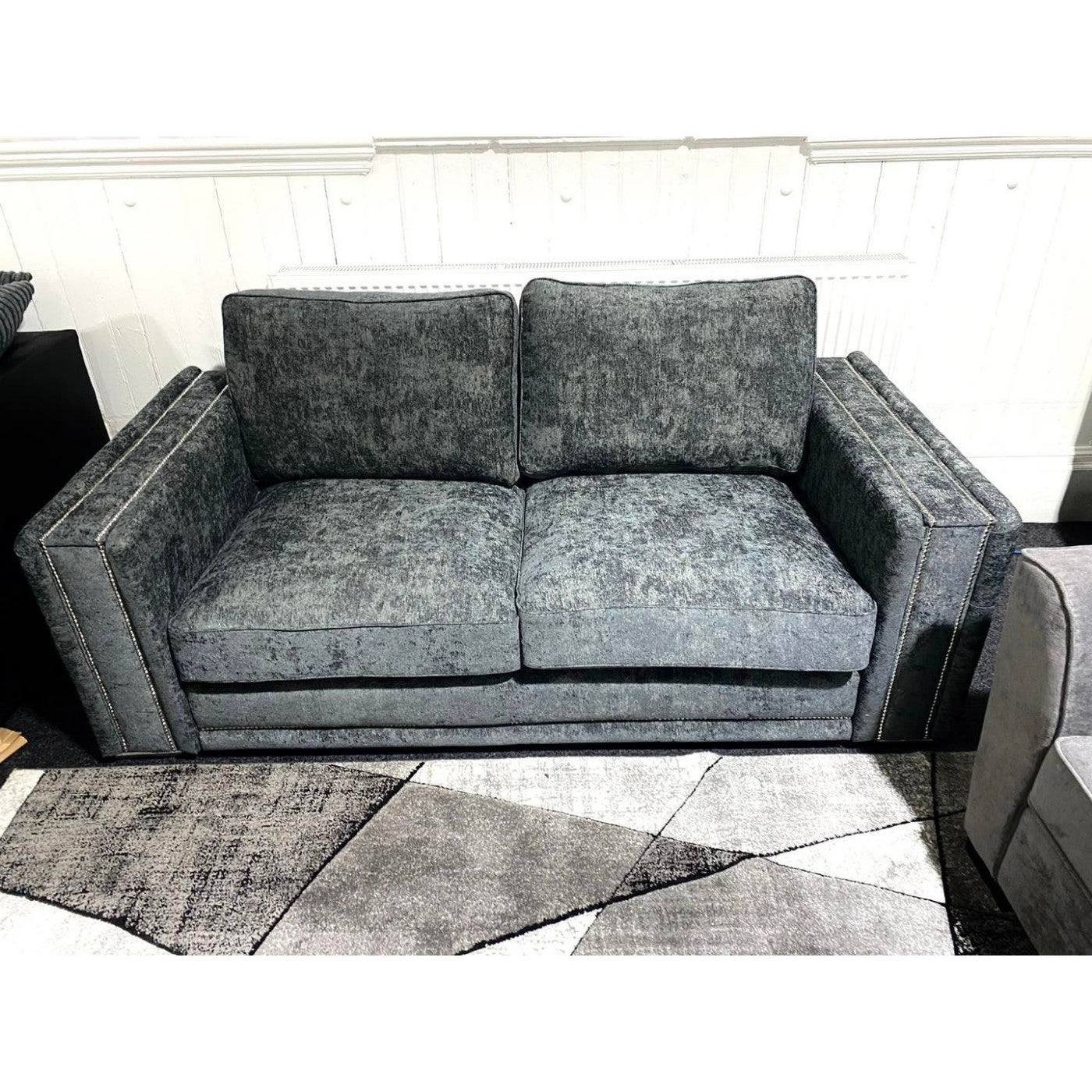 Bentley Full Back 3+2 Sofa Set (Grey) - UK Online Furniture