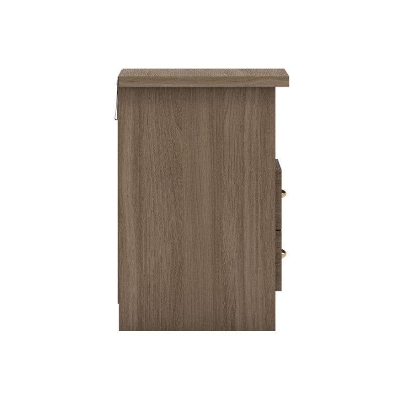 Nevada 2 Drawer Bedside - UK Online Furniture
