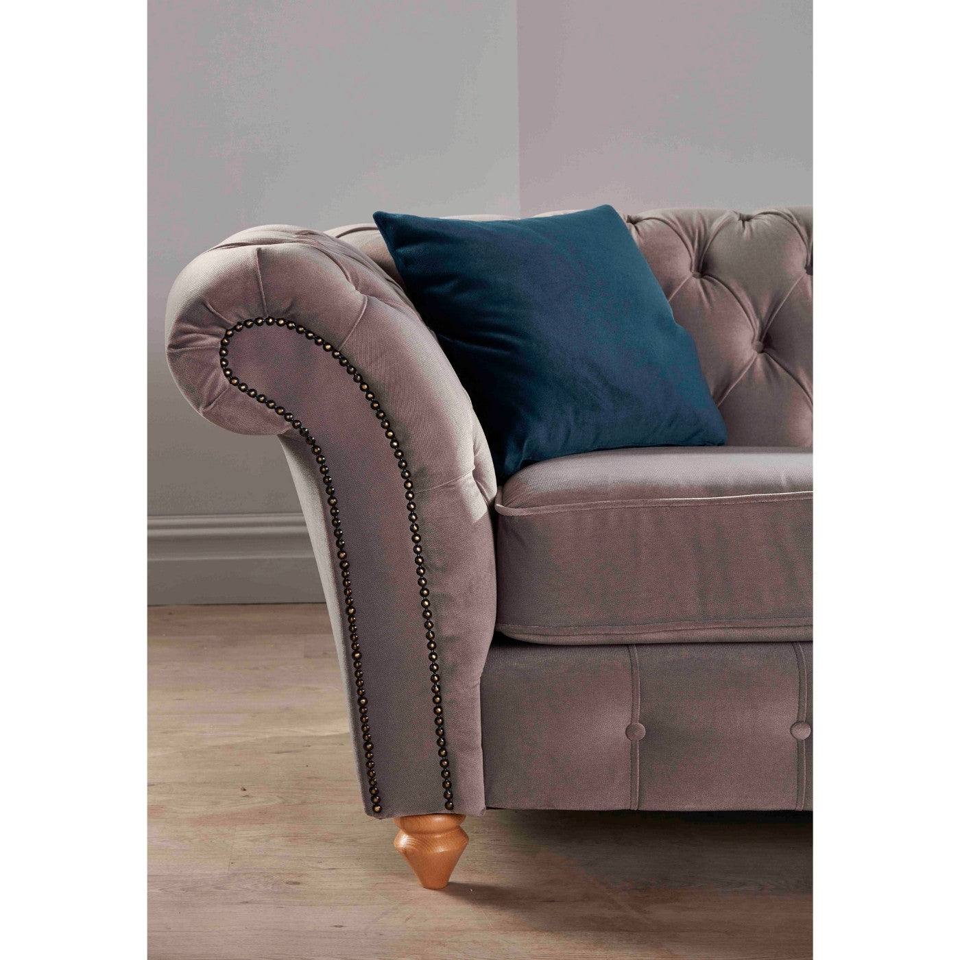Bespoke Winchester Corner Sofa - Grey, Silver, Blue, Black, Mustard, Green - UK Online Furniture