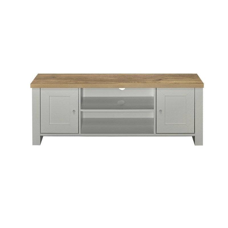 Highgate Large TV Stand - Navy, Cream, Grey - UK Online Furniture