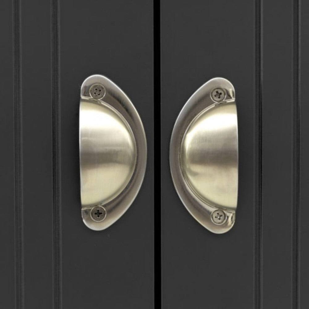 Toledo 2 Door Wardrobe in White or Black - UK Online Furniture