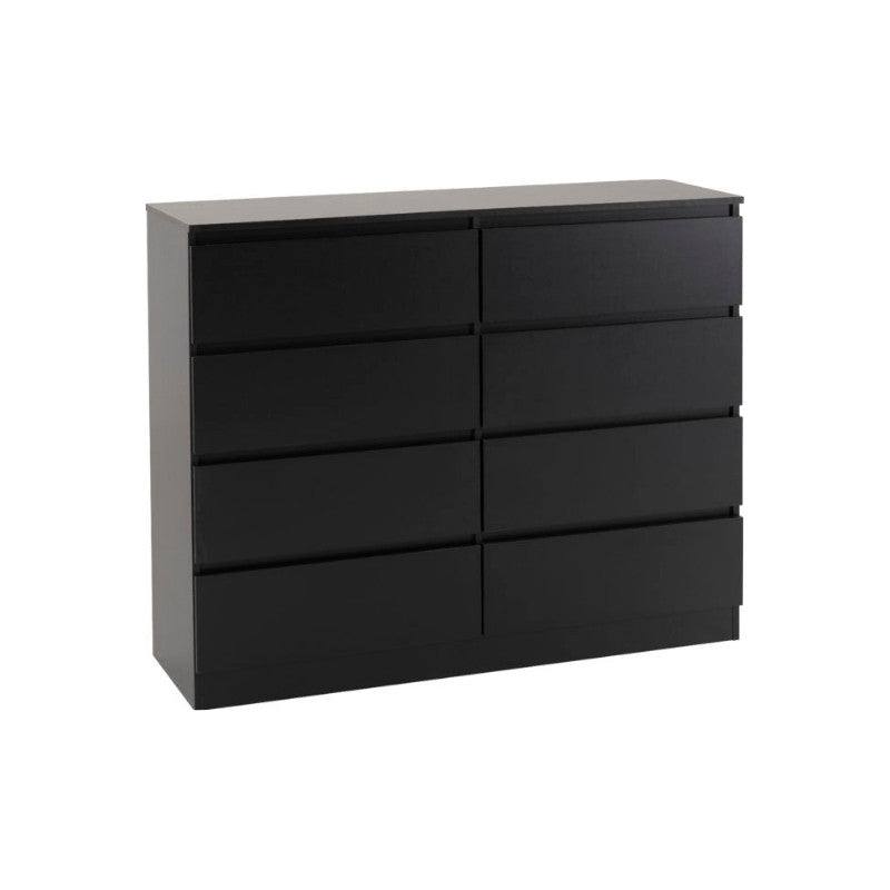 Malvern 8 Drawer Chest (White, Black, Brown, Grey) - UK Online Furniture