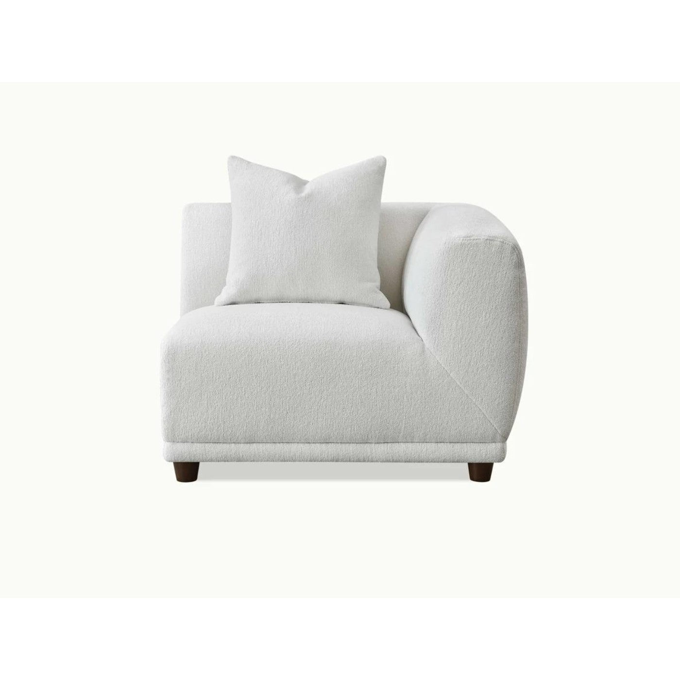 Lottie Modular Corner Sofa in Cream White - UK Online Furniture
