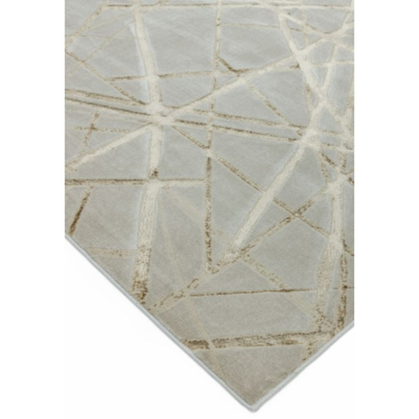 Aurora Mica Cream & Gold Rug - Abstract & Geometric - UK Online Furniture