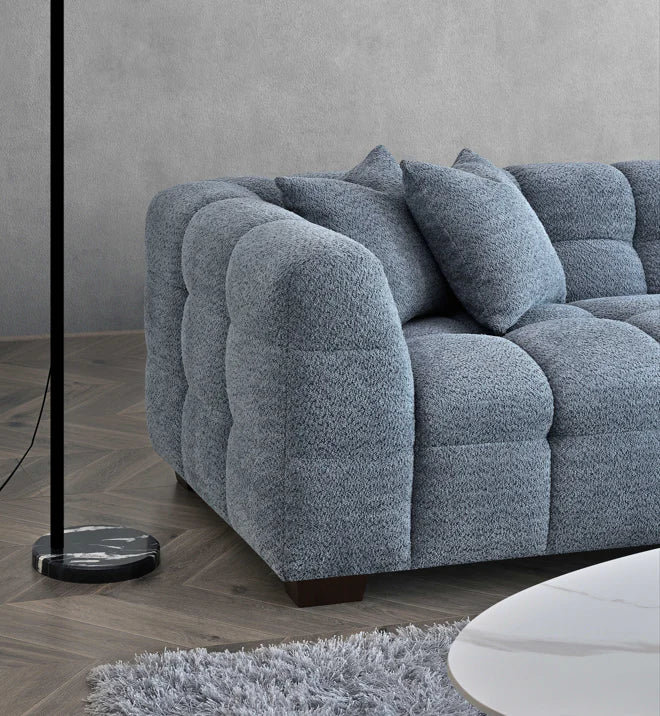 The Cloud 9 in Iron Boucle Fabric