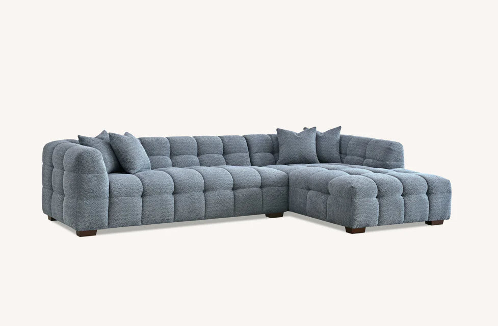 The Cloud 9 in Iron Boucle Fabric