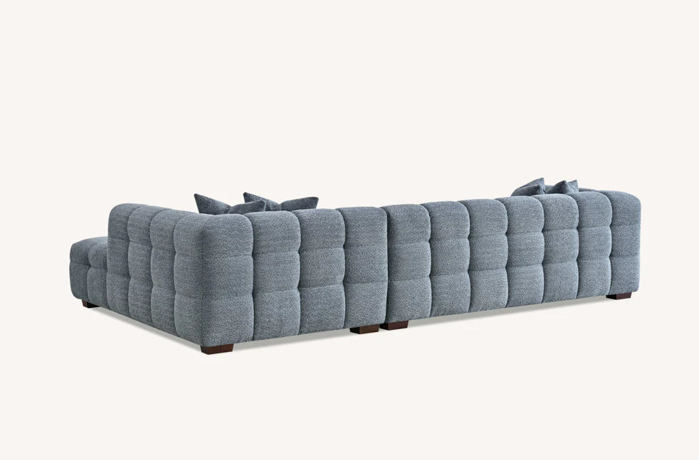 The Cloud 9 in Iron Boucle Fabric