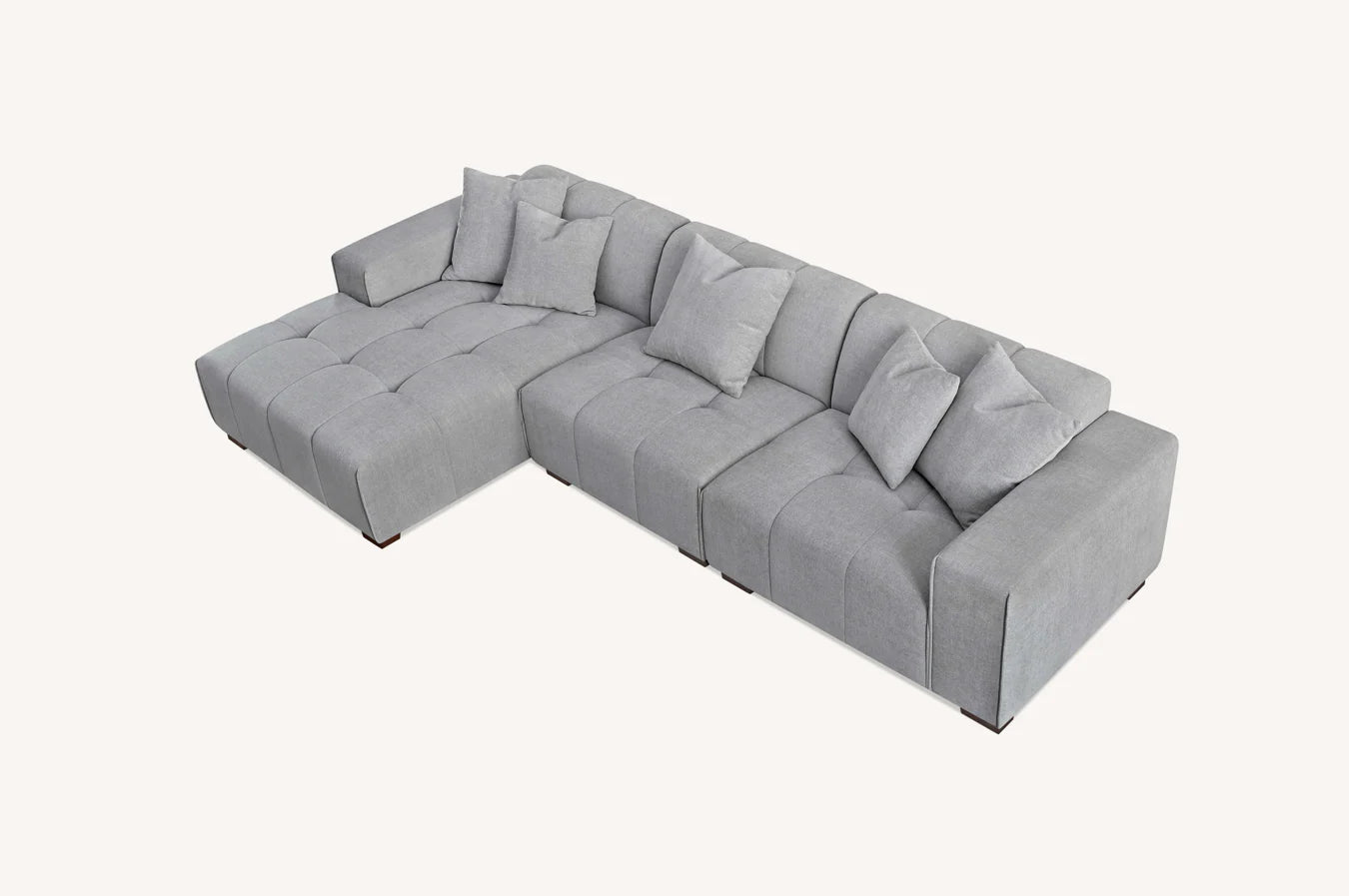 The Luna in Cloudy Grey Boucle