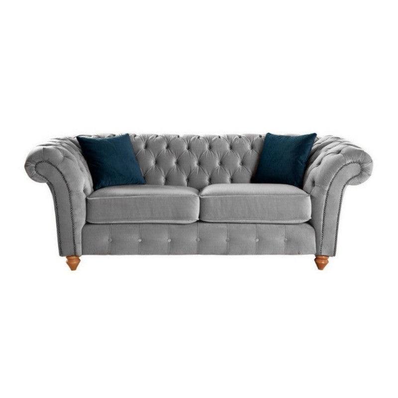 Bespoke Winchester Chesterfield 3+2 Sofa Set - Blue, Grey, Silver, Black, Green, Mustard - UK Online Furniture