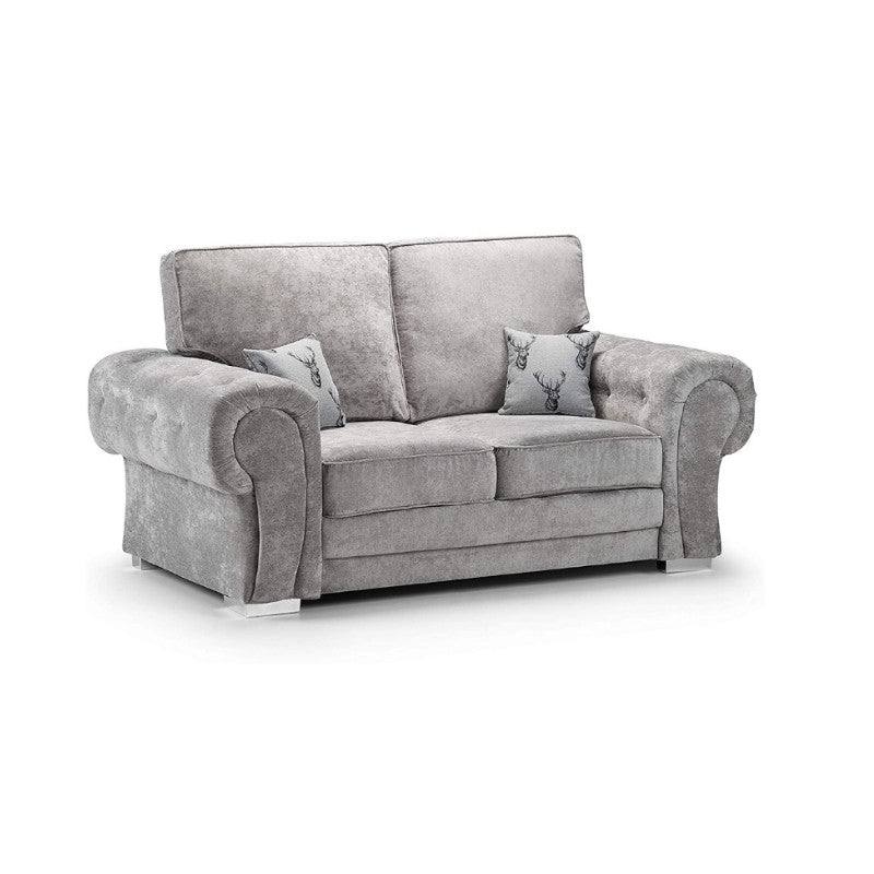 Verona 3+2 Sofa Set, Full Back (Grey, Mink) - UK Online Furniture