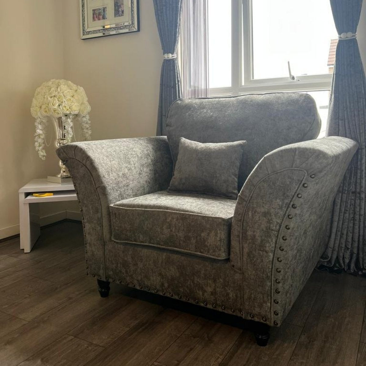 Sky Scatter Back Corner Sofa in Grey or Beige