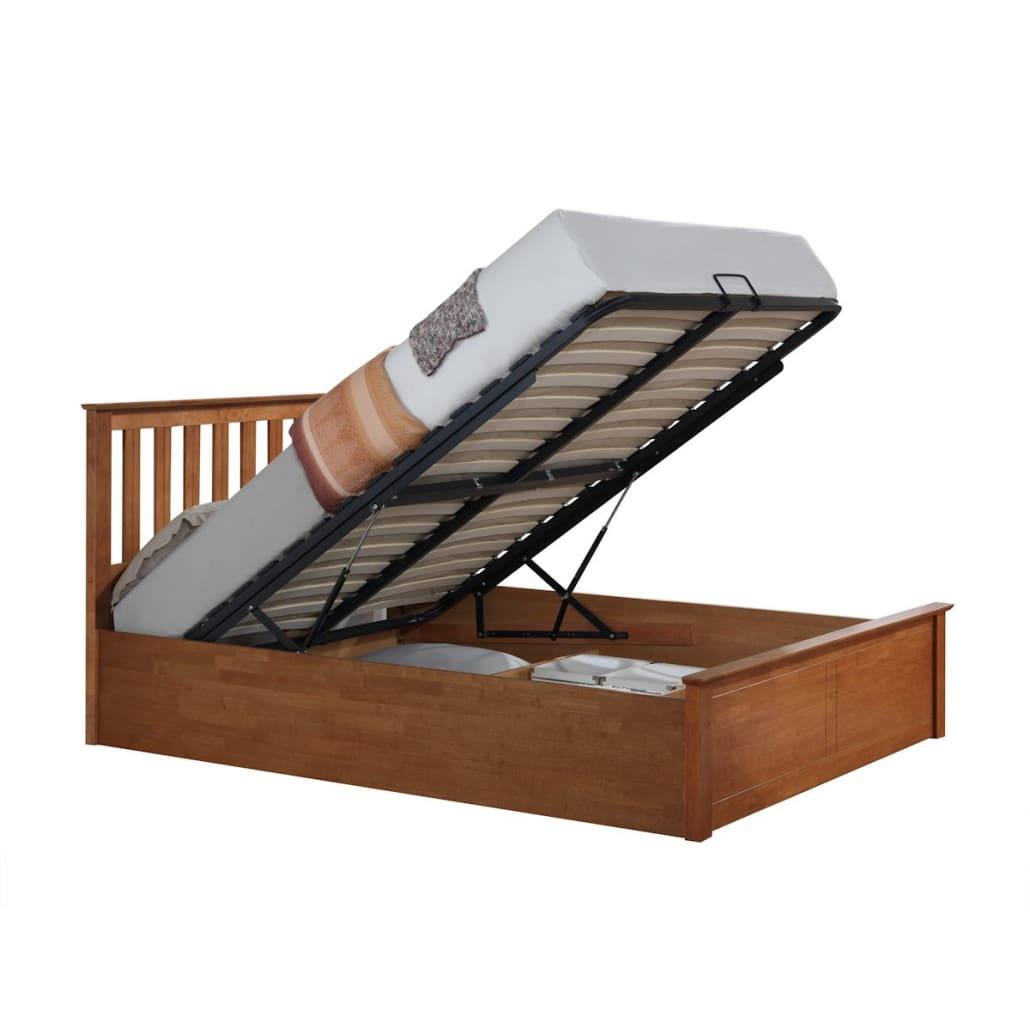 Phoenix Wooden Ottoman Bed - Grey, White, Oak, Pearl Grey - UK Online Furniture
