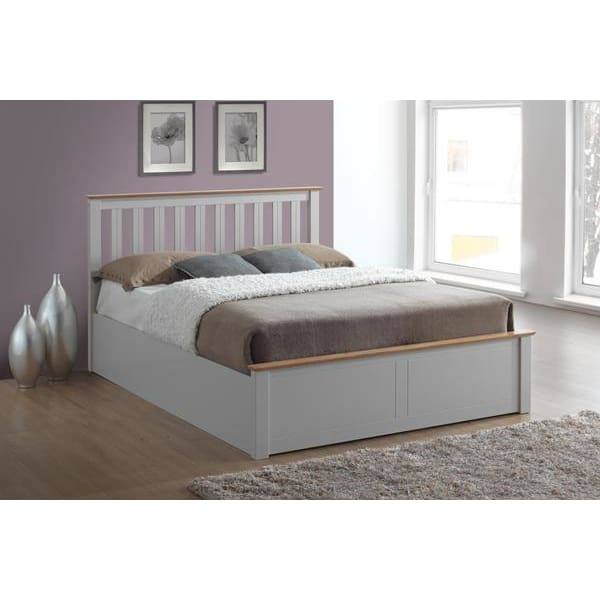 Phoenix Wooden Ottoman Bed - Grey, White, Oak, Pearl Grey - UK Online Furniture