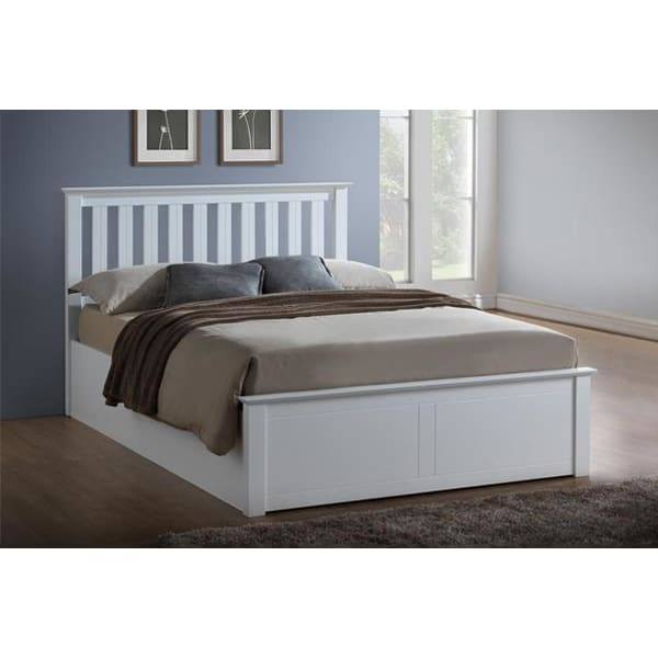 Phoenix Wooden Ottoman Bed - Grey, White, Oak, Pearl Grey - UK Online Furniture