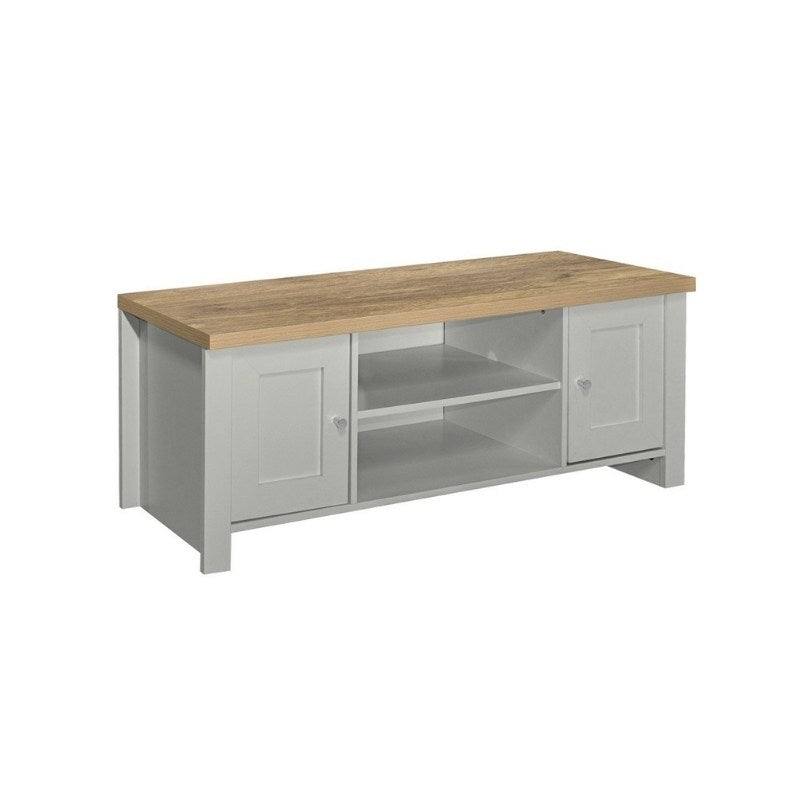 Highgate Large TV Stand - Navy, Cream, Grey - UK Online Furniture