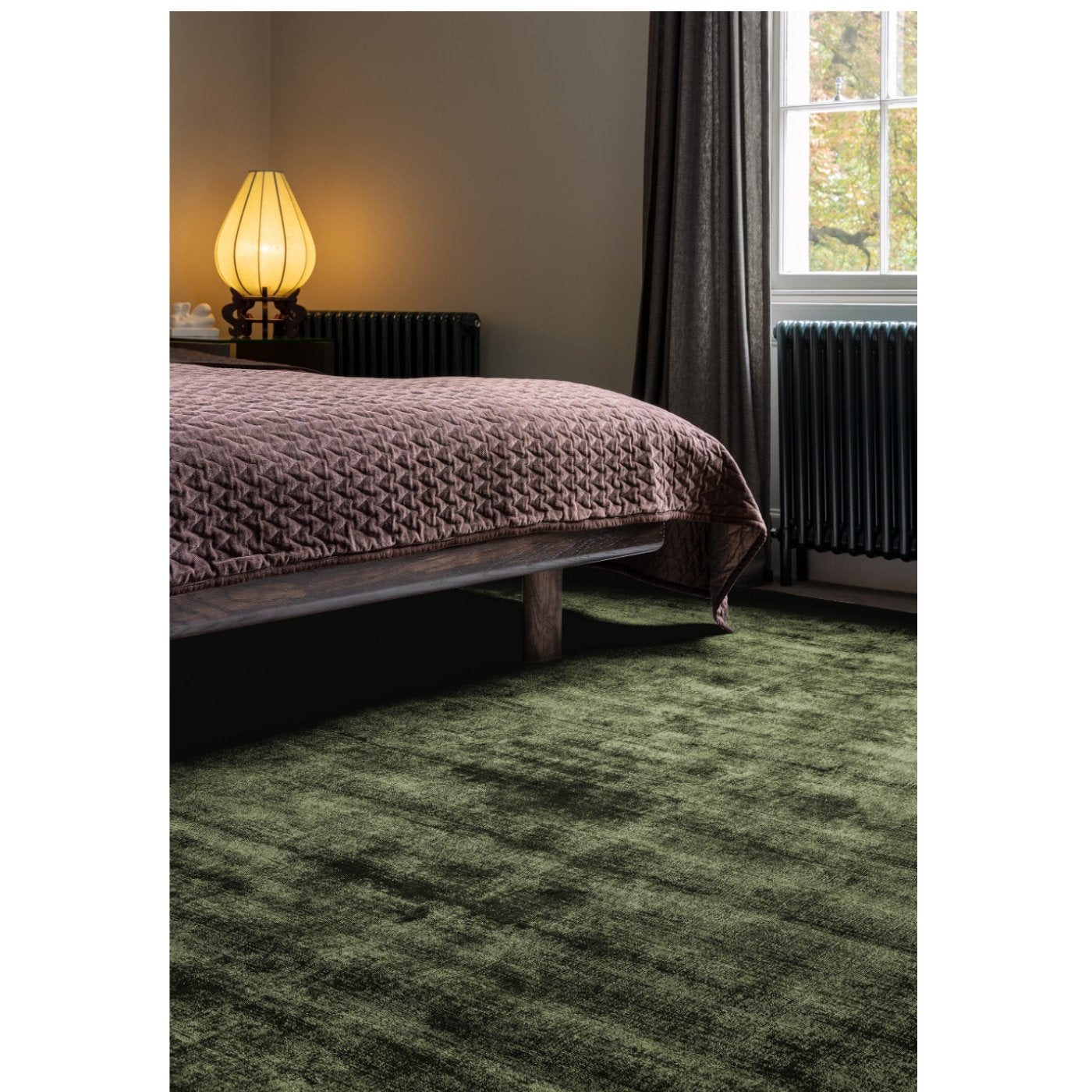 Blade Hand Woven Plain Rug - Grey, Green, Cream, Beige, Blue, Pink - UK Online Furniture