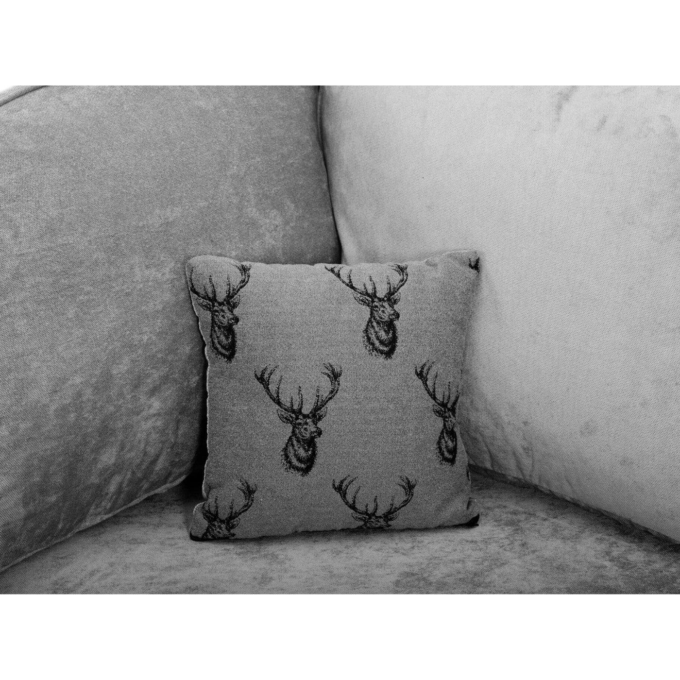 Verona 6 Seater Corner Sofa, Scatter Back in Grey - UK Online Furniture