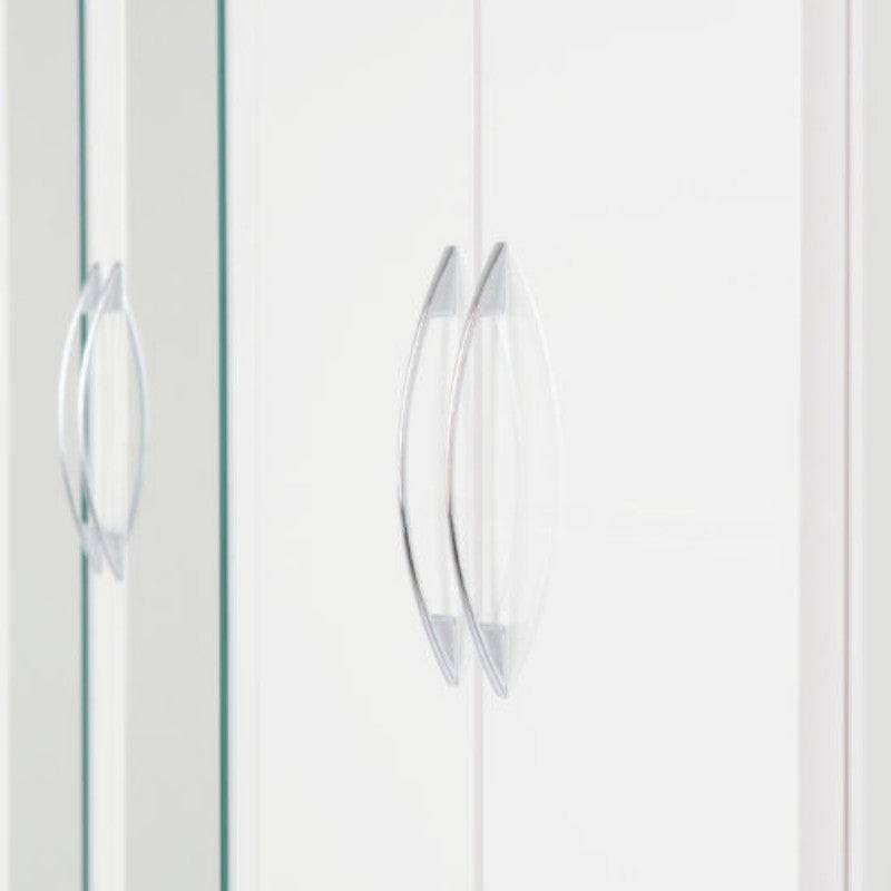 Nevada 4 Door 2 Drawer Mirrored Wardrobe - UK Online Furniture