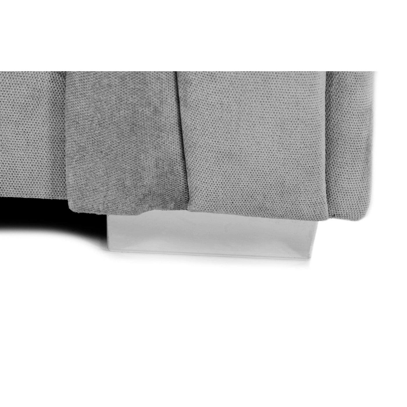 Verona 6 Seater Corner Sofa, Scatter Back in Grey - UK Online Furniture