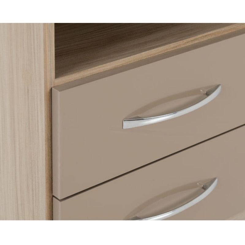 Nevada 2 Drawer Bedside - UK Online Furniture