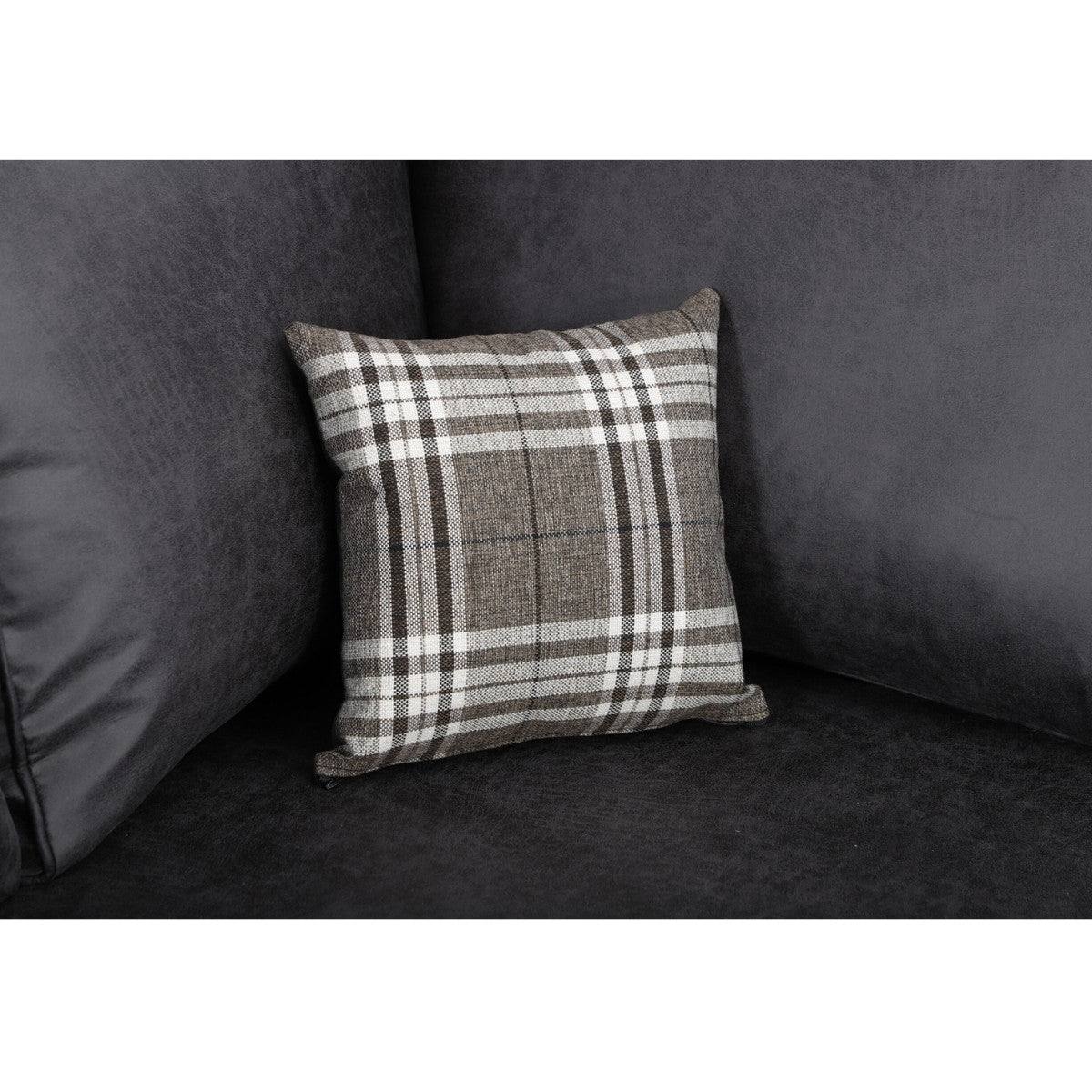Oakland Leather Corner Sofa (Dark Brown) - UK Online Furniture