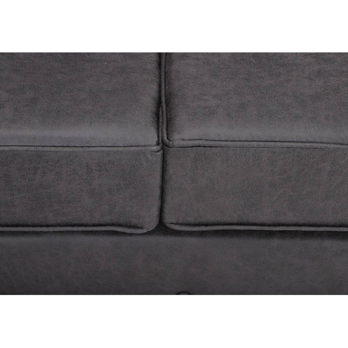 Oakland Leather Corner Sofa (Dark Brown) - UK Online Furniture