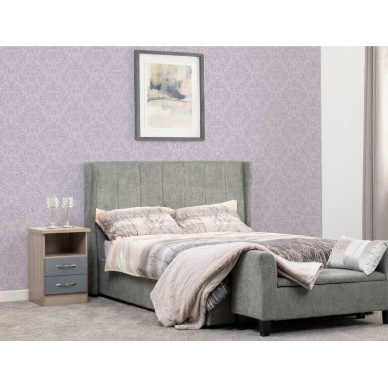 Nevada 2 Drawer Bedside - UK Online Furniture
