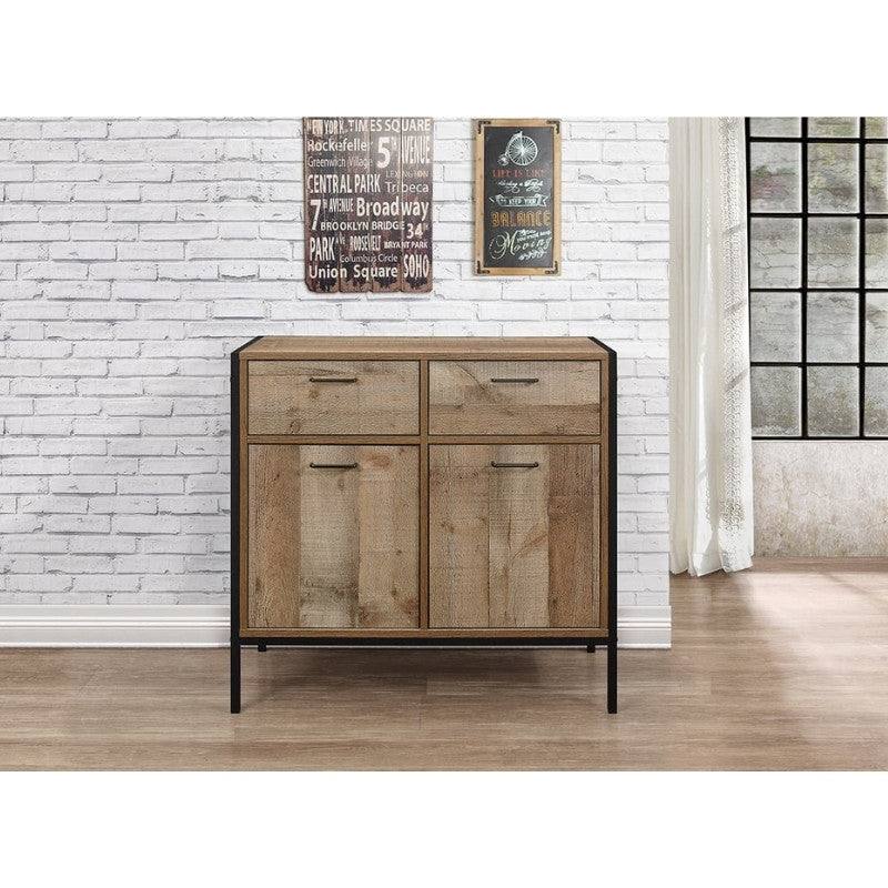 Urban 2 Door 2 Drawer Sideboard, Rustic Wood - UK Online Furniture