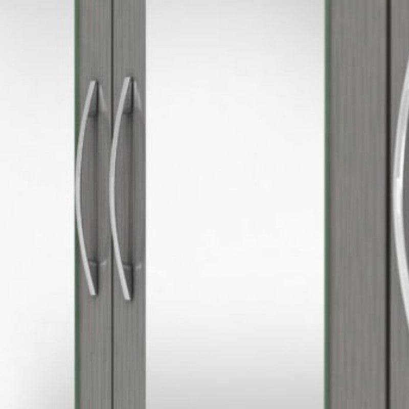 Nevada 4 Door 2 Drawer Mirrored Wardrobe - UK Online Furniture