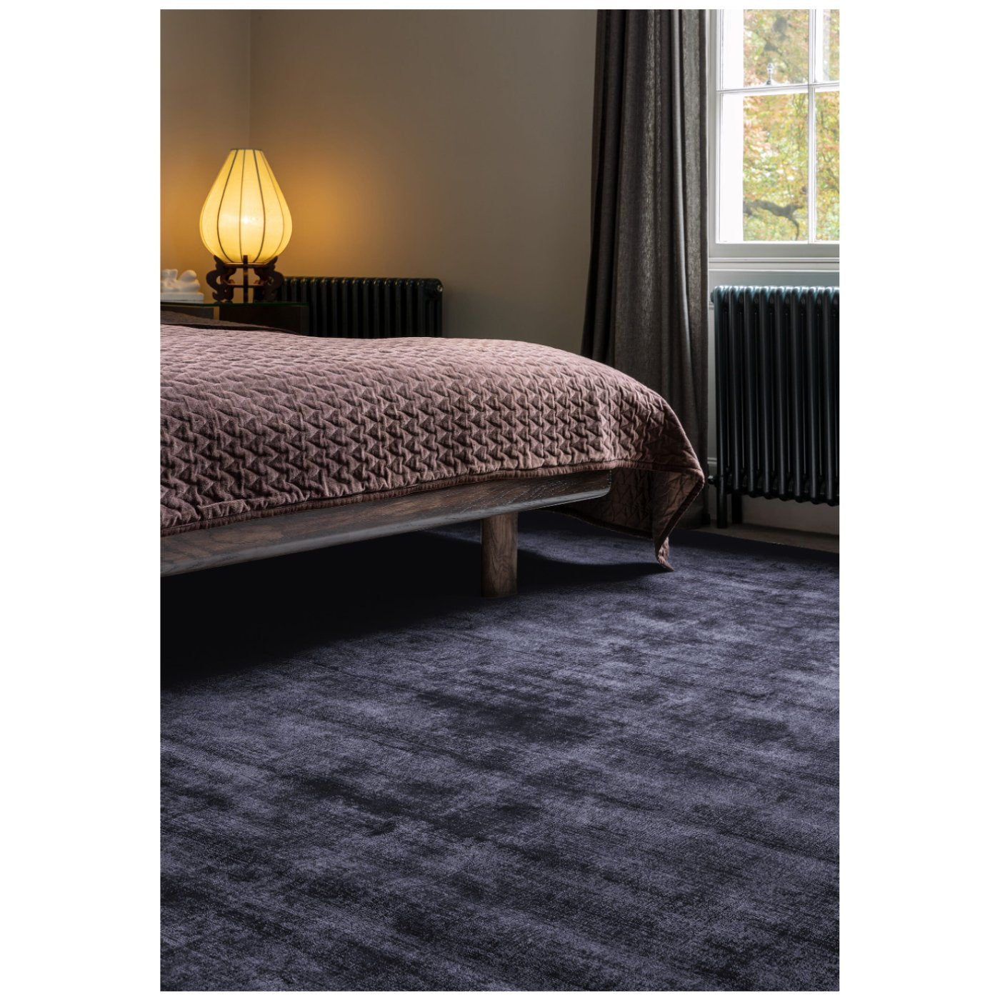 Blade Hand Woven Plain Rug - Grey, Green, Cream, Beige, Blue, Pink - UK Online Furniture