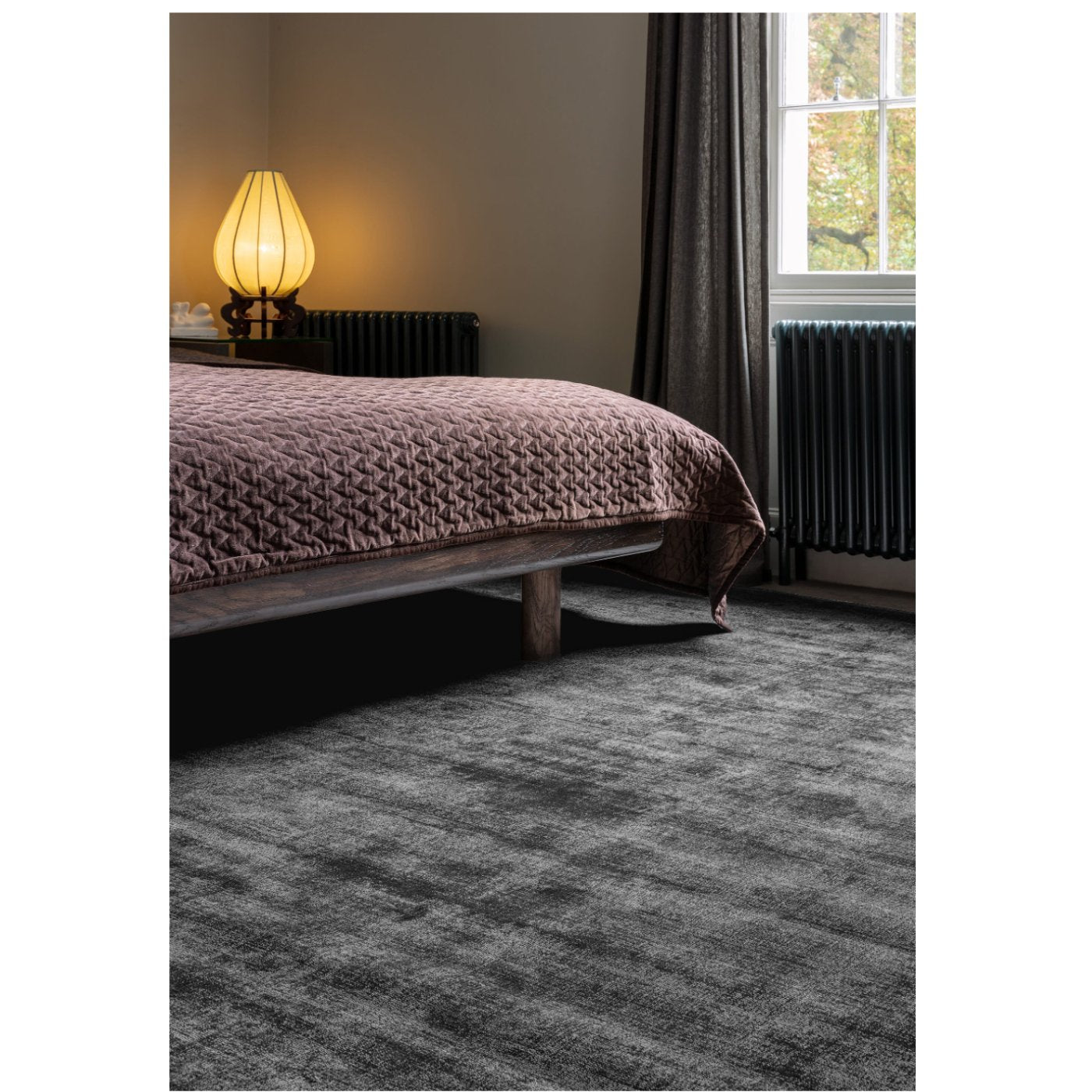 Blade Hand Woven Plain Rug - Grey, Green, Cream, Beige, Blue, Pink - UK Online Furniture