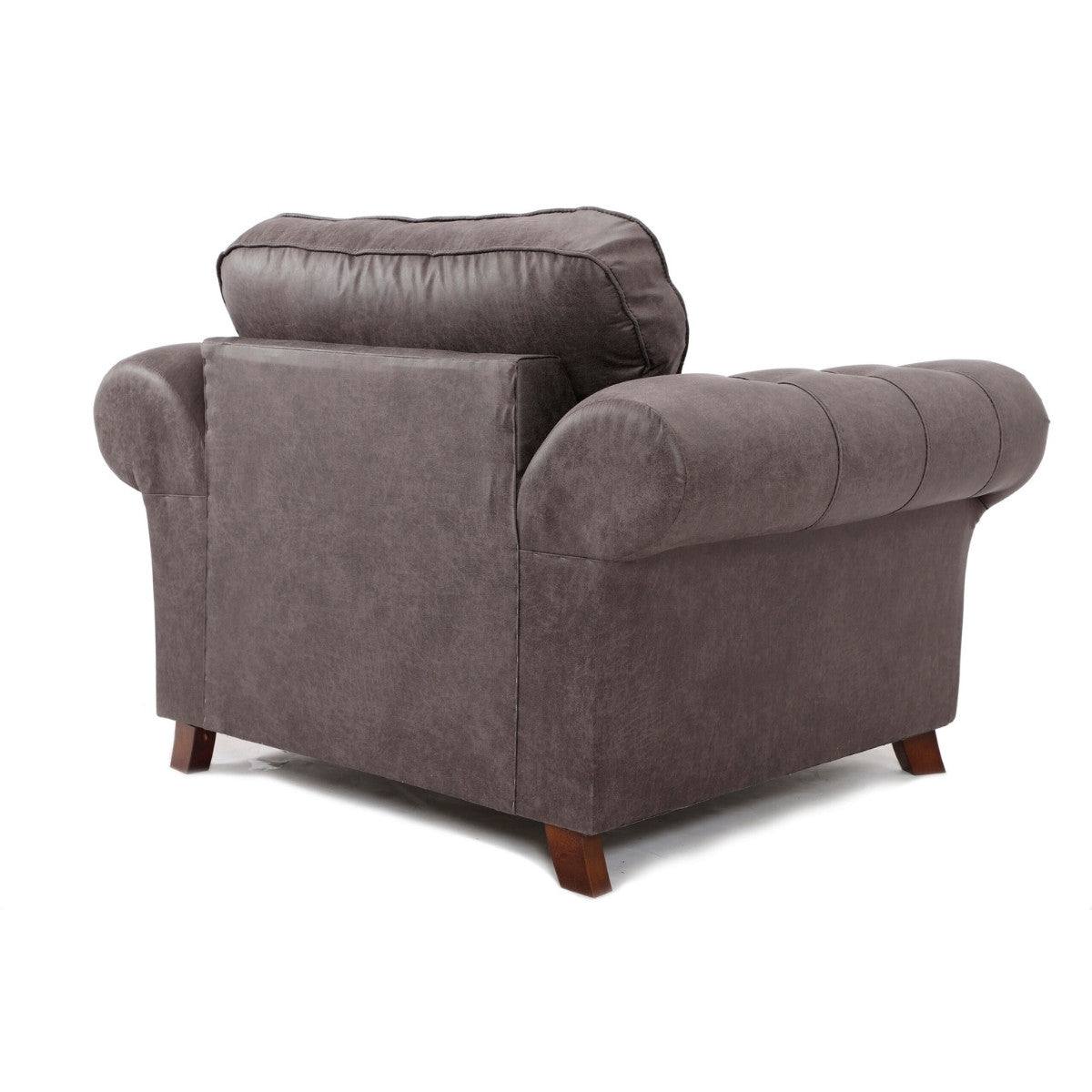 Oakland Leather Corner Sofa (Dark Brown) - UK Online Furniture
