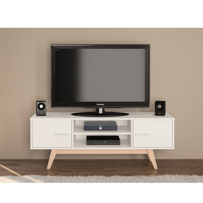 Shard TV Unit - Brown & Black or White - UK Online Furniture