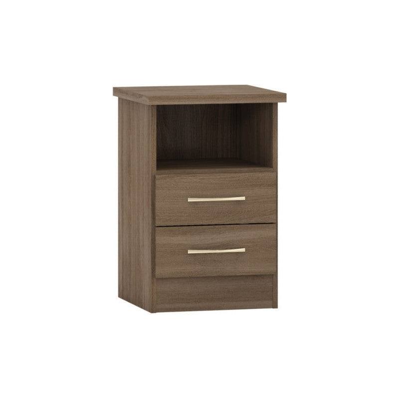 Nevada 2 Drawer Bedside - UK Online Furniture