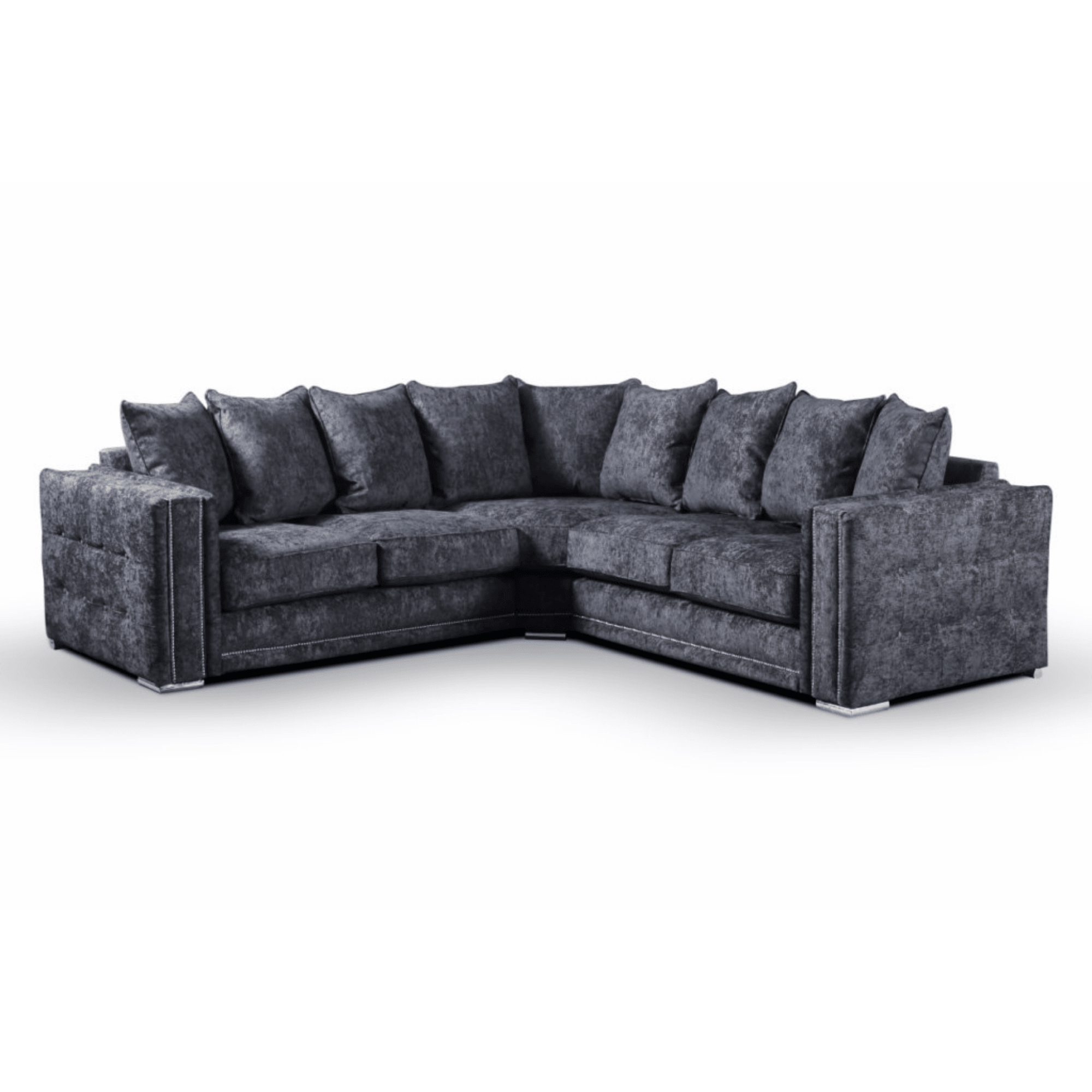 Bentley Scatter Back Corner Sofa Grey - UK Online Furniture