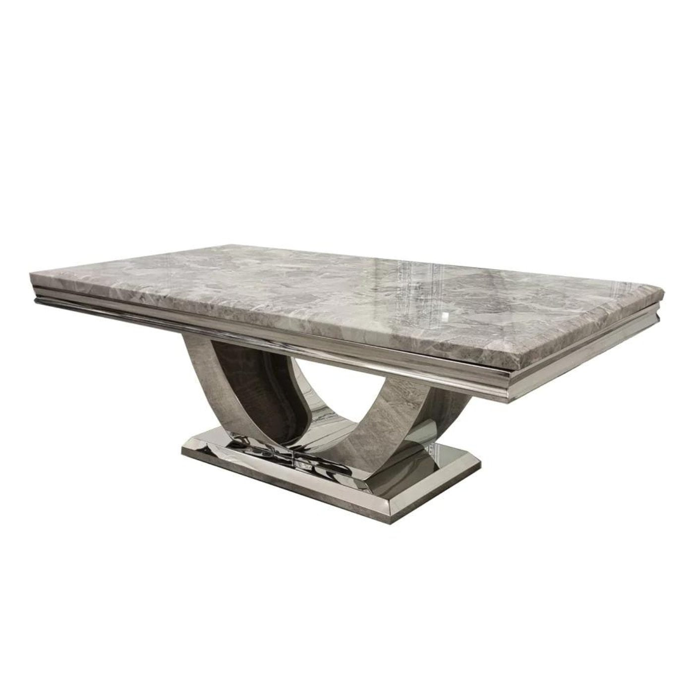 Arial Marble Coffee Table in White, Black or Grey - UK Online Furniture