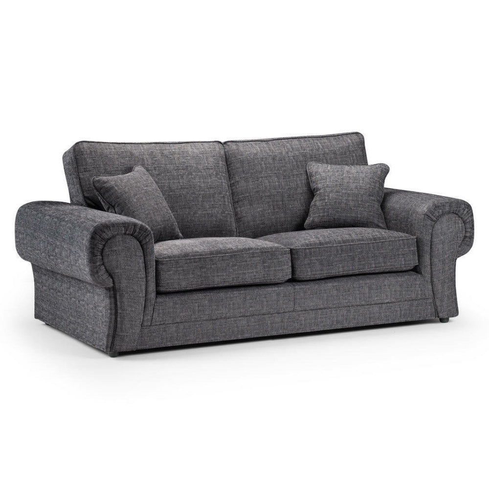 Wilcot 3+2 Sofa Set Grey Fabric - UK Online Furniture