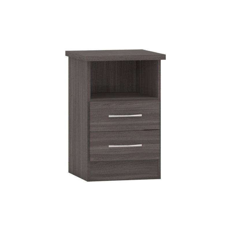 Nevada 2 Drawer Bedside - UK Online Furniture