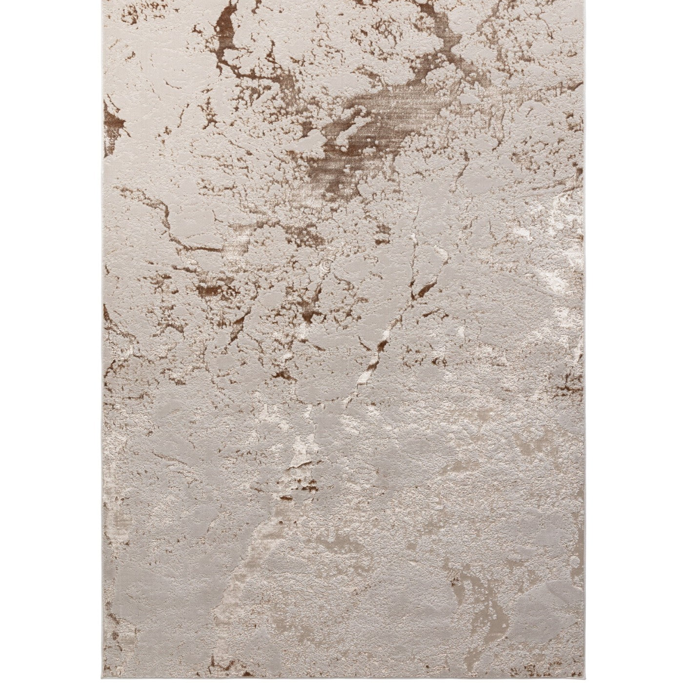 Aurora Strata Metallic Rose Gold Rug - Abstract & Geometric - UK Online Furniture