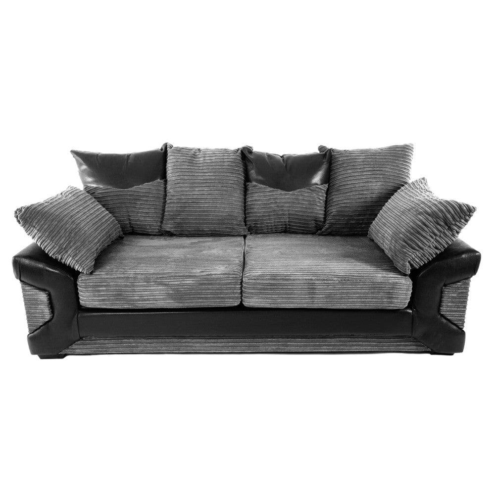 Dino 3+2 Sofa Set, 3 and 2 Seater Sofas in Grey or Brown - UK Online Furniture