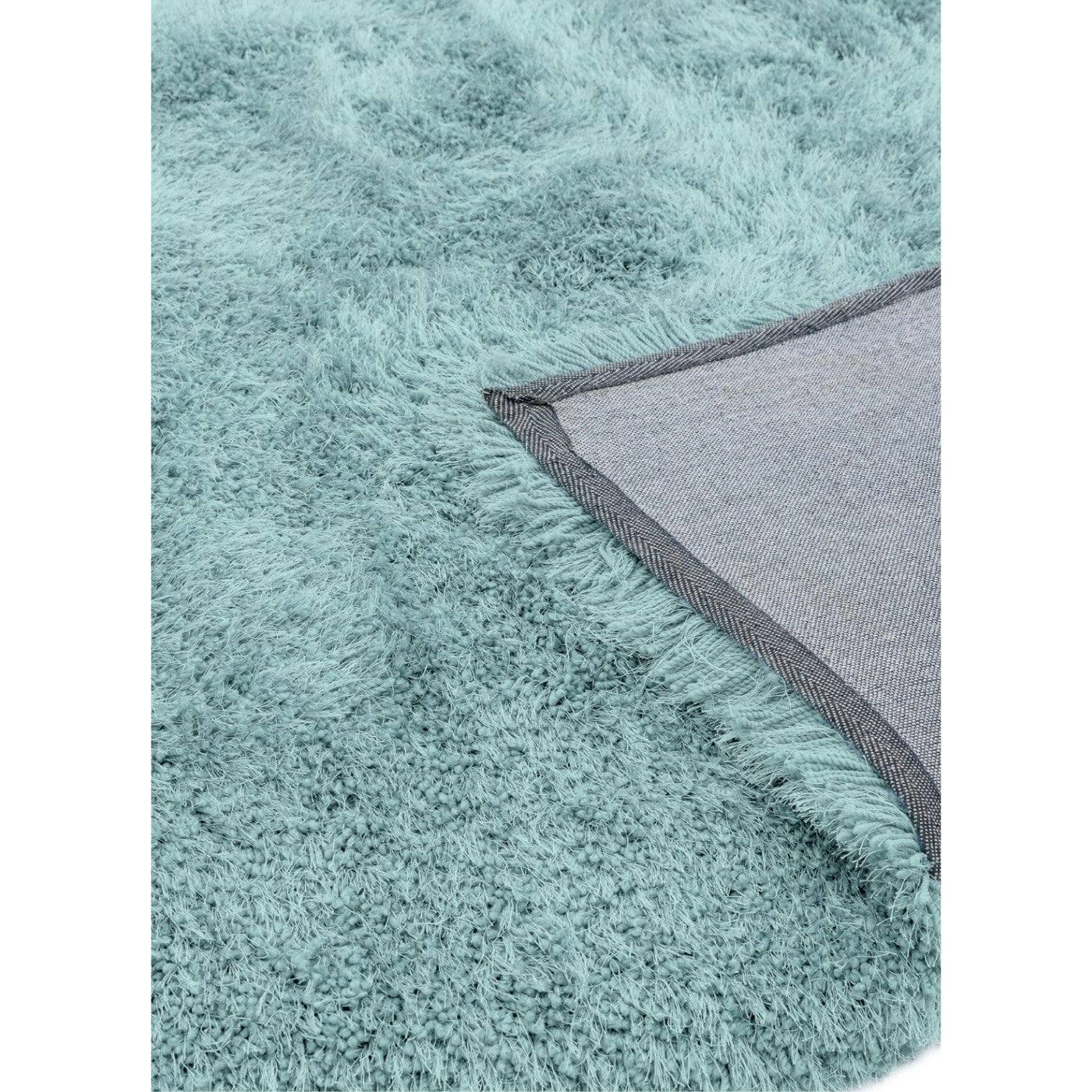 Cascade Plain Shinny Shaggy Rug - Grey, Silver, Cream, Mink, White, Blue - UK Online Furniture